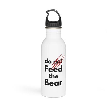 'Do Not Feed the Bear' Adventure Ready Stainless Steel Water Bottle