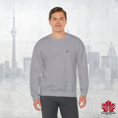 Sweat-shirt unisexe « We Can » avec motif feuille d'érable – Sweat-shirt motivant pour un confort quotidien, fierté canadienne