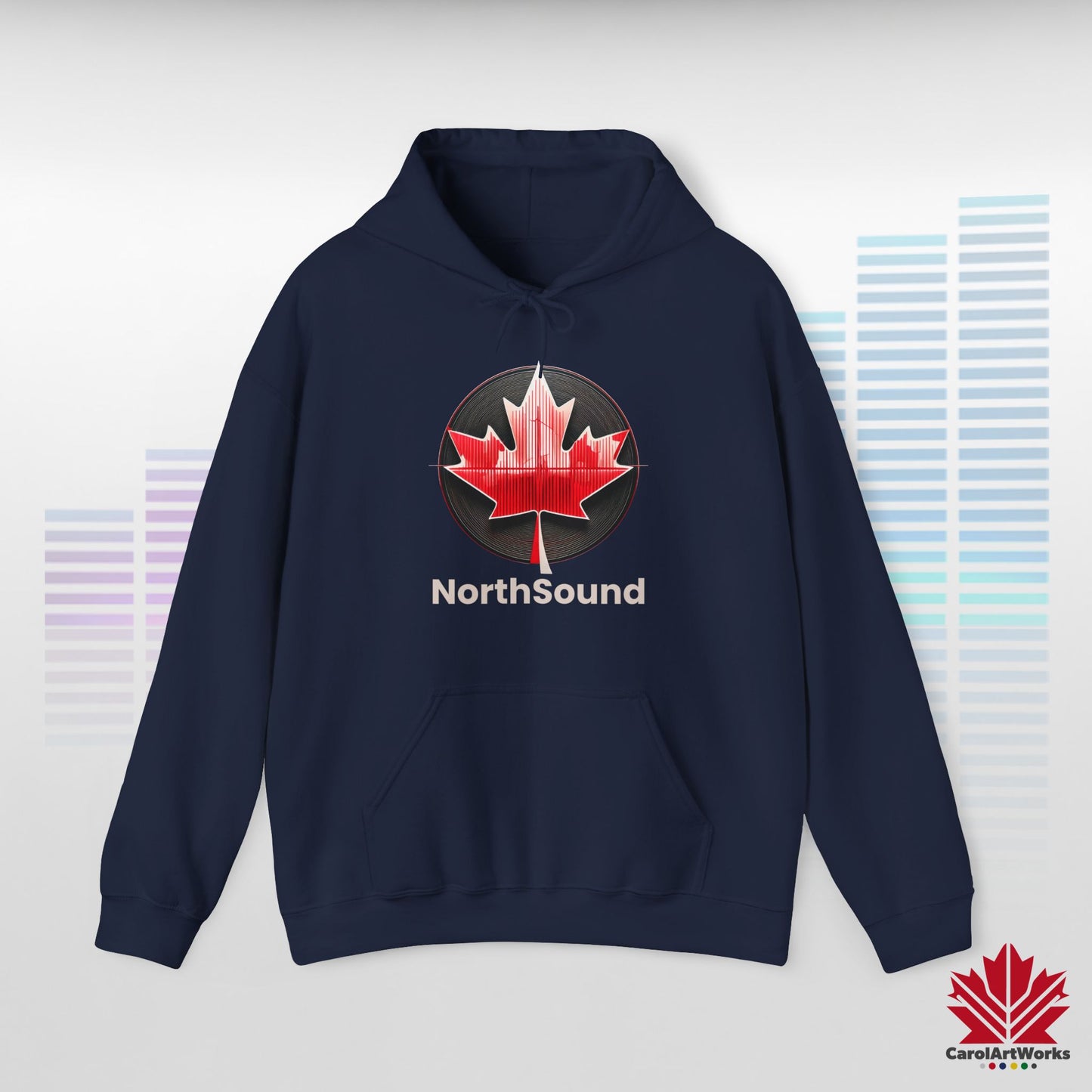 "NorthSound" Unisex Hoodie - The Beat of Canada in Cozy Comfort