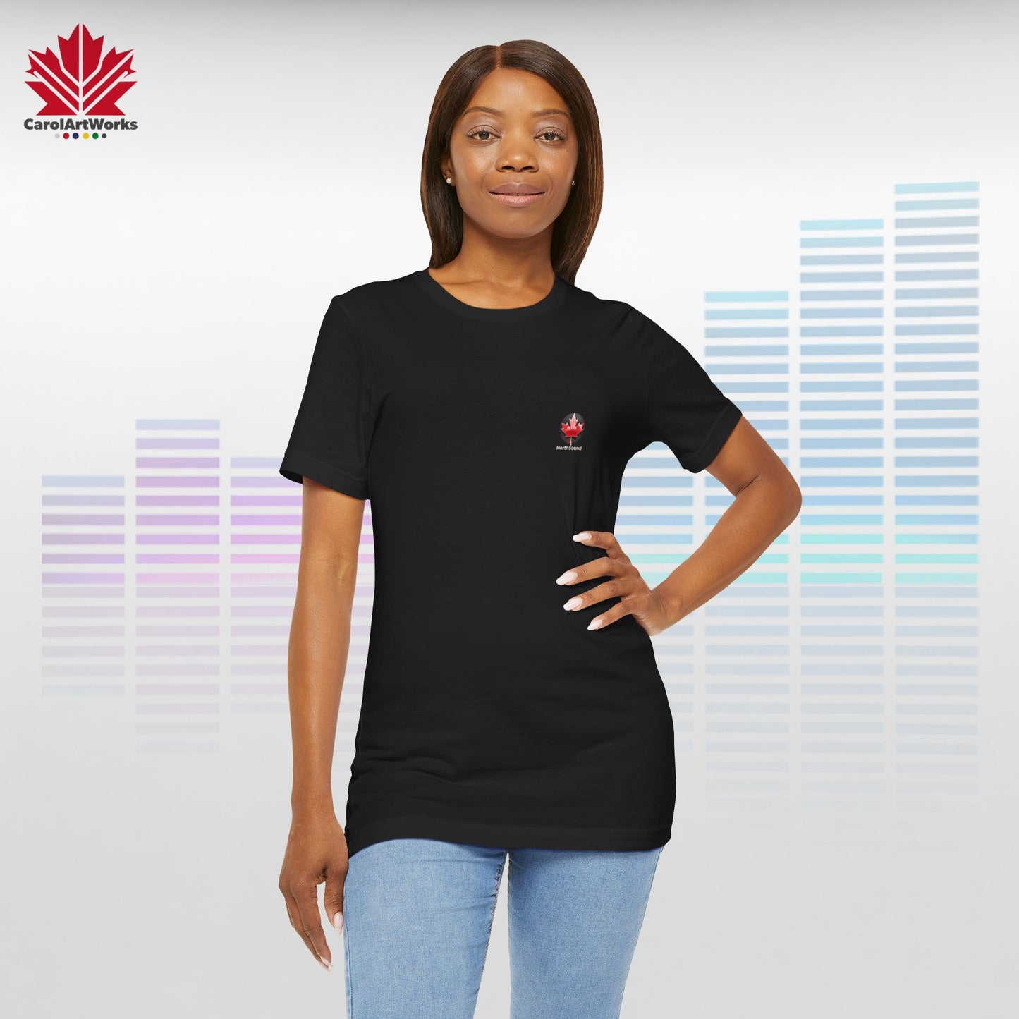 "NorthSound" Unisex Short Sleeve Tee - Wear the Sound of Canada