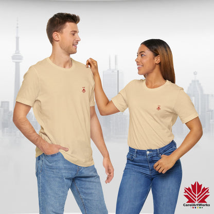“WE CAN” with Maple Leaf Unisex Short Sleeve Tee – Casual Comfort for Every Occasion