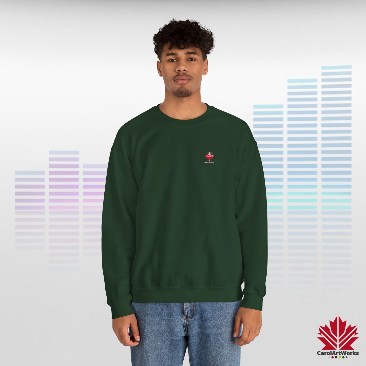 "NorthSound" Unisex Sweatshirt - Cozy Canadian Vibes