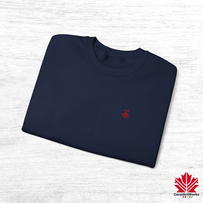 Sweat-shirt unisexe « We Can » avec motif feuille d'érable – Sweat-shirt motivant pour un confort quotidien, fierté canadienne
