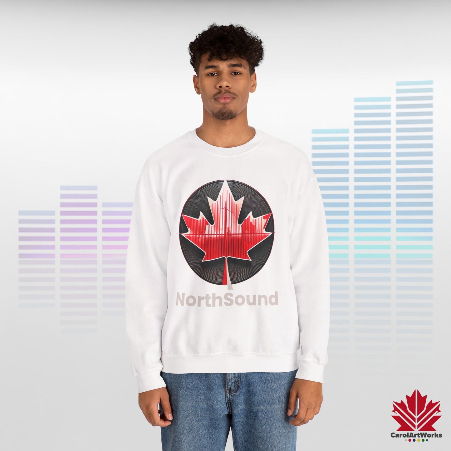 "NorthSound" Unisex Sweatshirt - Cozy Canadian Vibes