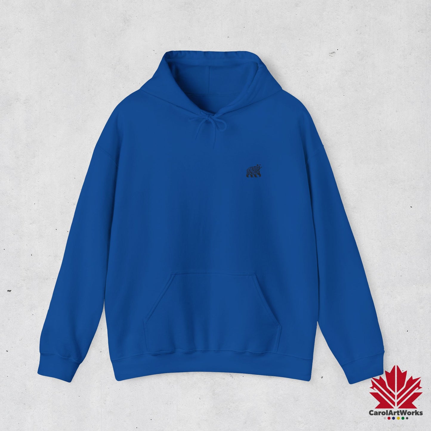 Sweat à capuche unisexe au design minimaliste scandinave BEAR – Parfait pour un usage quotidien