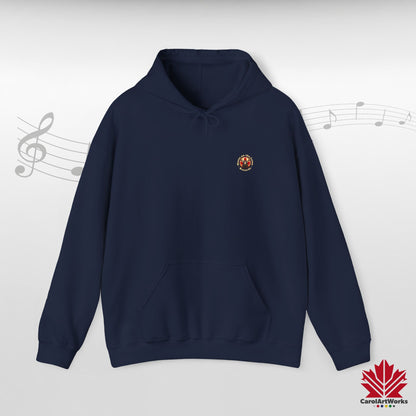 “Moose on the Loose Records” Unisex Hoodie – The Beat of Canada in Cozy Comfort