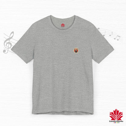“Moose on the Loose Records” Unisex Short Sleeve Tee – A Hit for Every Playlist