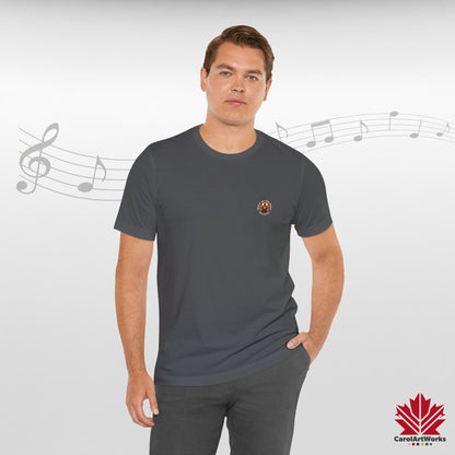 “Moose on the Loose Records” Unisex Short Sleeve Tee – A Hit for Every Playlist