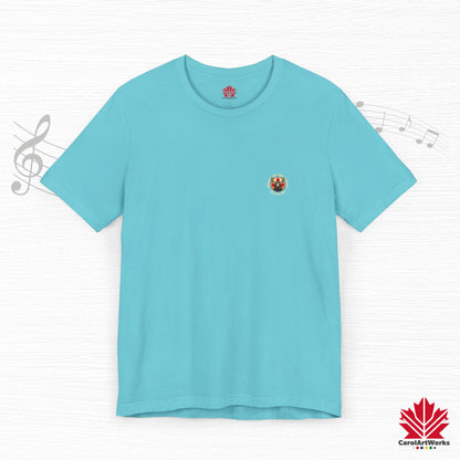 “Moose on the Loose Records” Unisex Short Sleeve Tee – A Hit for Every Playlist