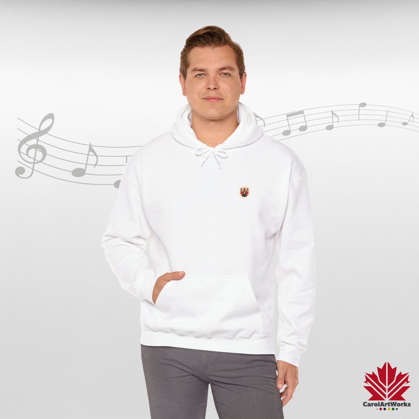 “Moose on the Loose Records” Unisex Hoodie – The Beat of Canada in Cozy Comfort