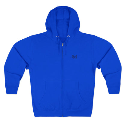 scandinavian minimalistic WOLF Design Unisex Zip Hoodie – Cozy Comfort for Everyday Adventures