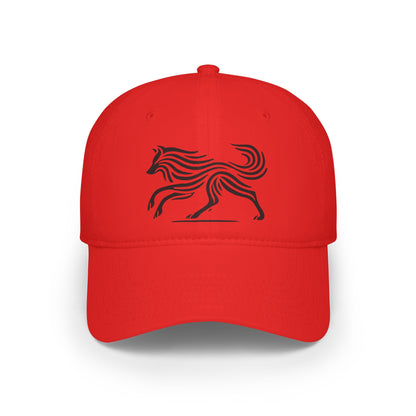 scandinavian minimalistic WOLF Design Baseball Cap – Perfect for Animal Lovers
