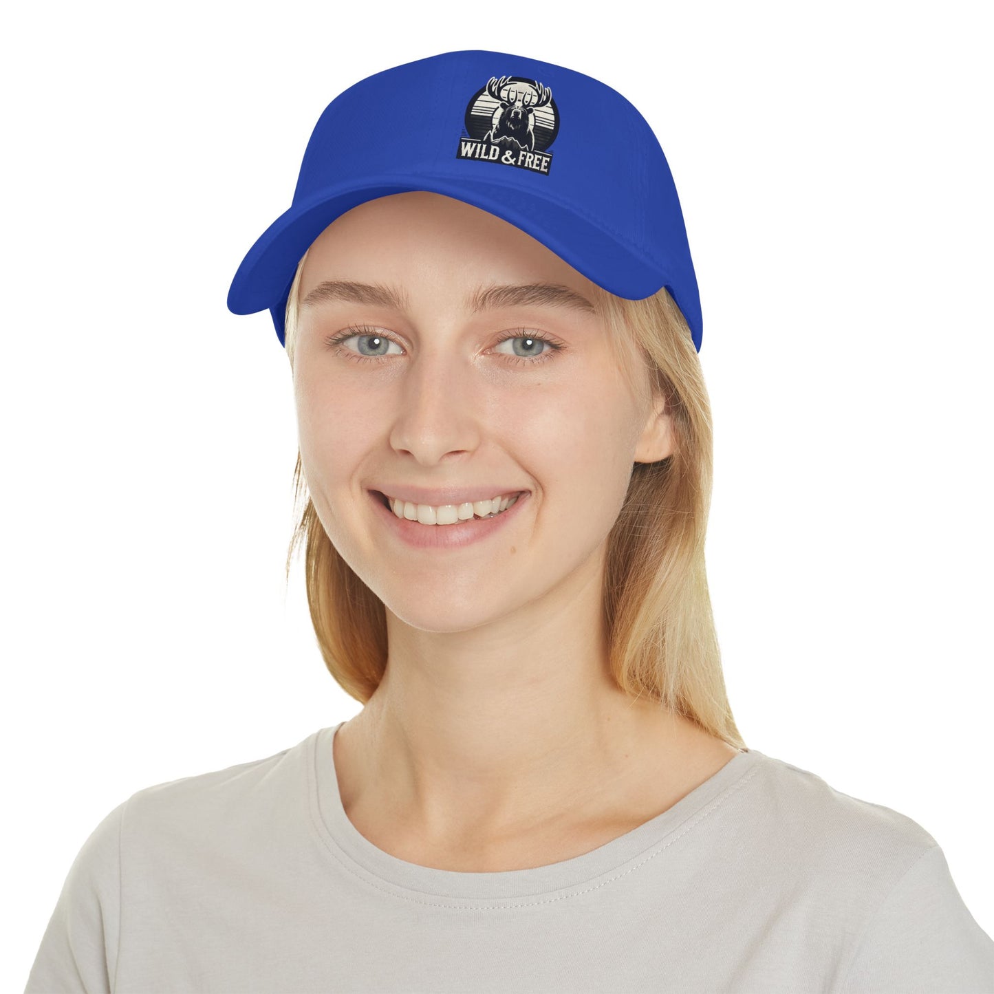 “Wild & Free” Baseball Cap – Outdoor Hat for Adventurers