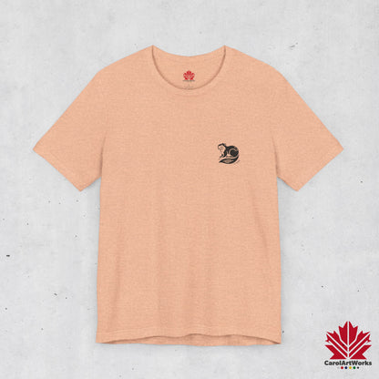 scandinavian minimalistic BEAVER Design Unisex Short Sleeve Tee - Soft and Comfortable, Perfect for Everyday Wear and Nature Lovers