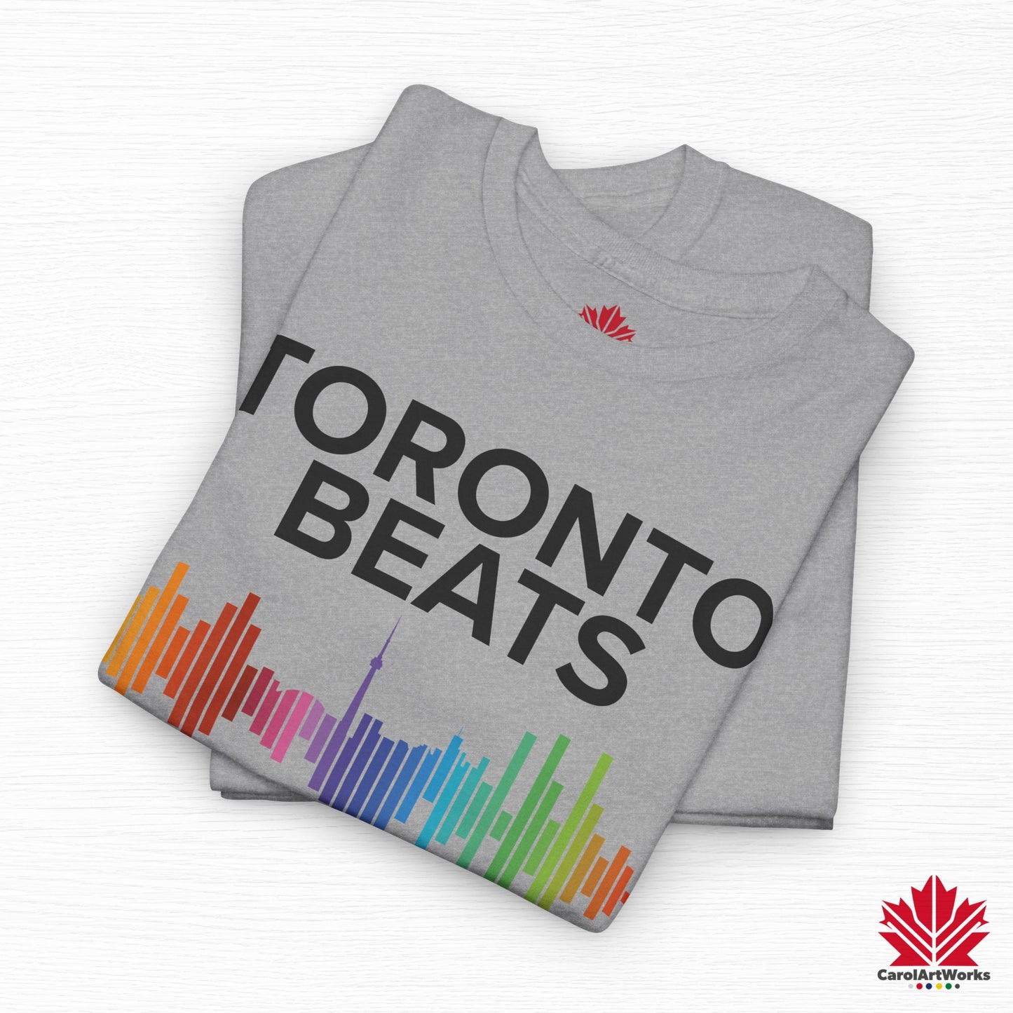 Toronto Beats Classic Cotton Tee – Where Pride Meets Pulse.