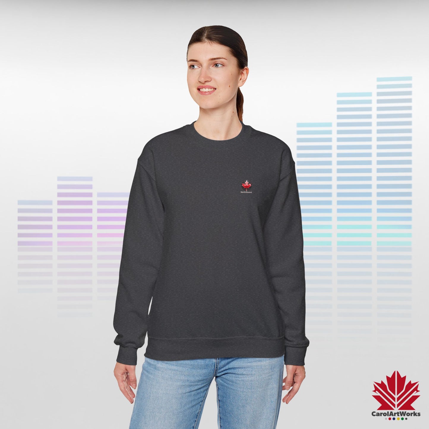"NorthSound" Unisex Sweatshirt - Cozy Canadian Vibes