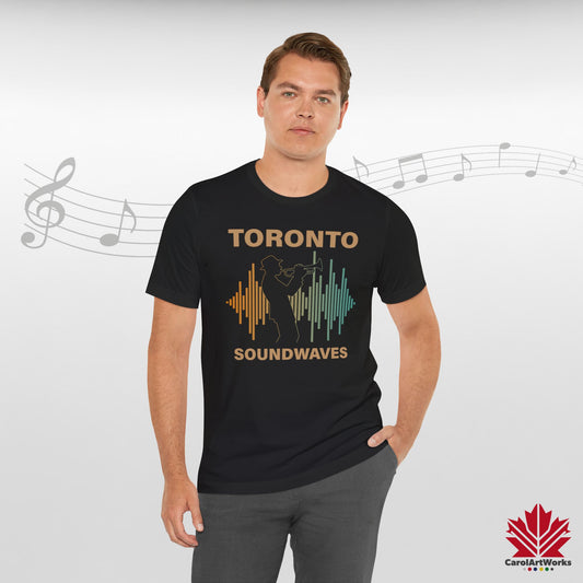 T-shirt Toronto Soundwaves Premium – Pour les mélomanes et les soirées citadines