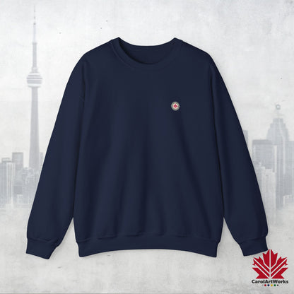 “North Strong” Compass Design Unisex Sweatshirt – Navigate Adventure with Canadian Pride