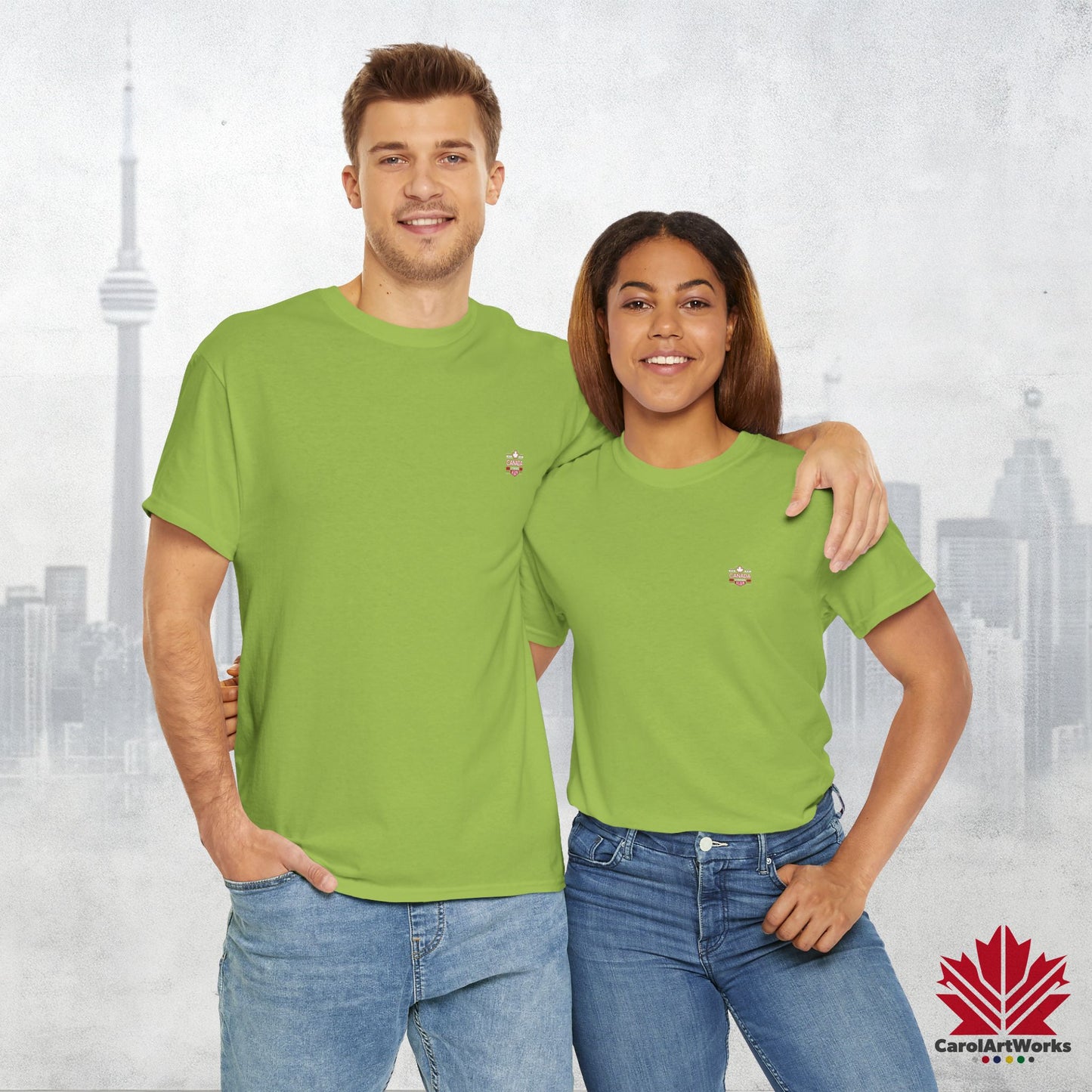 “Canada Strong Again” Unisex Cotton Tee – Comfortable Casual Wear