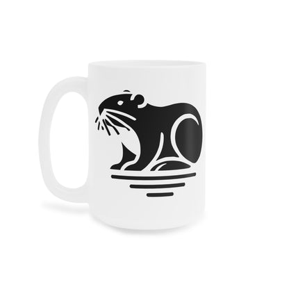 scandinavian minimalistic BEAVER - Ceramic Mugs (11oz\15oz\20oz)