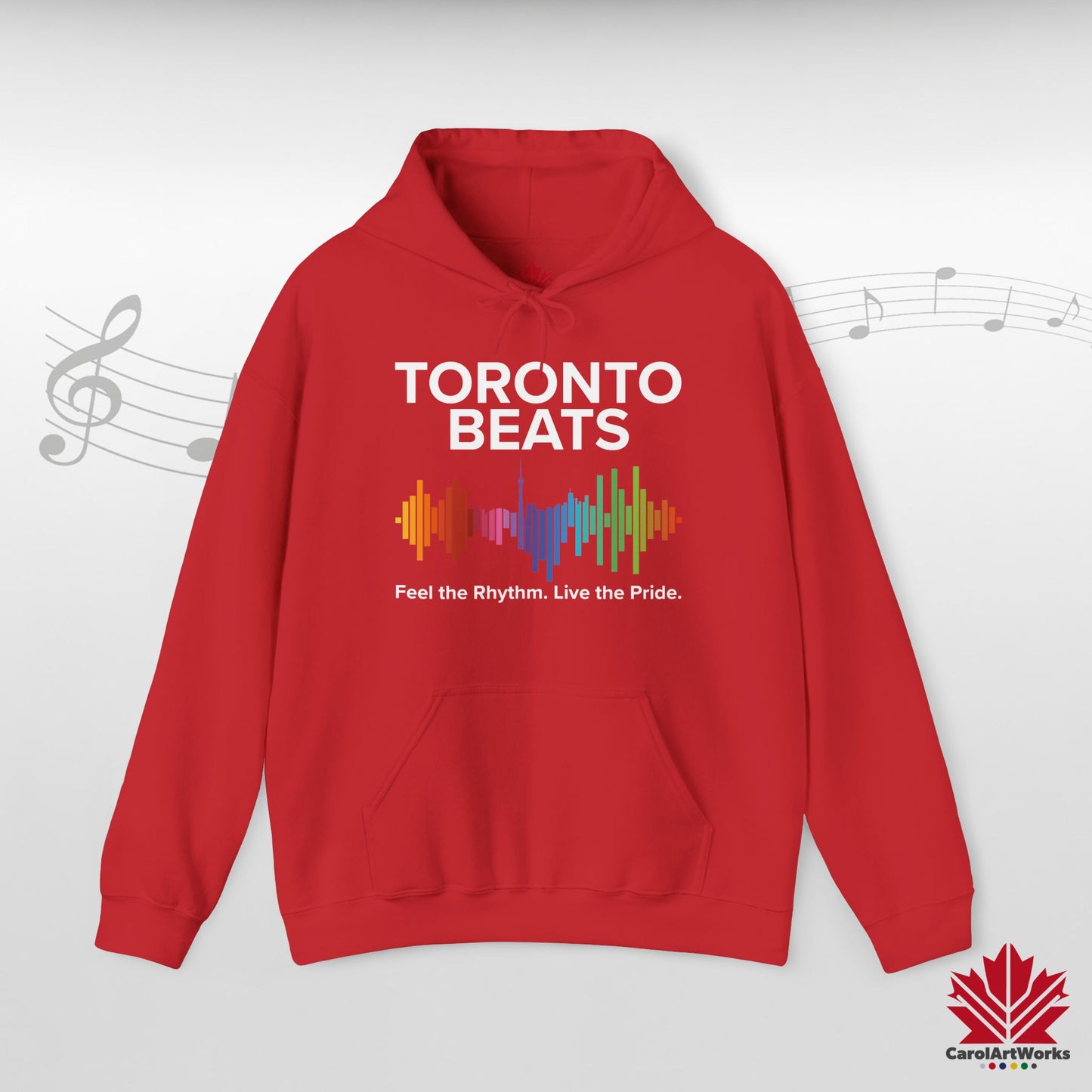 Sweat à capuche Toronto Beats – Bruyant dehors. Chaud dedans.