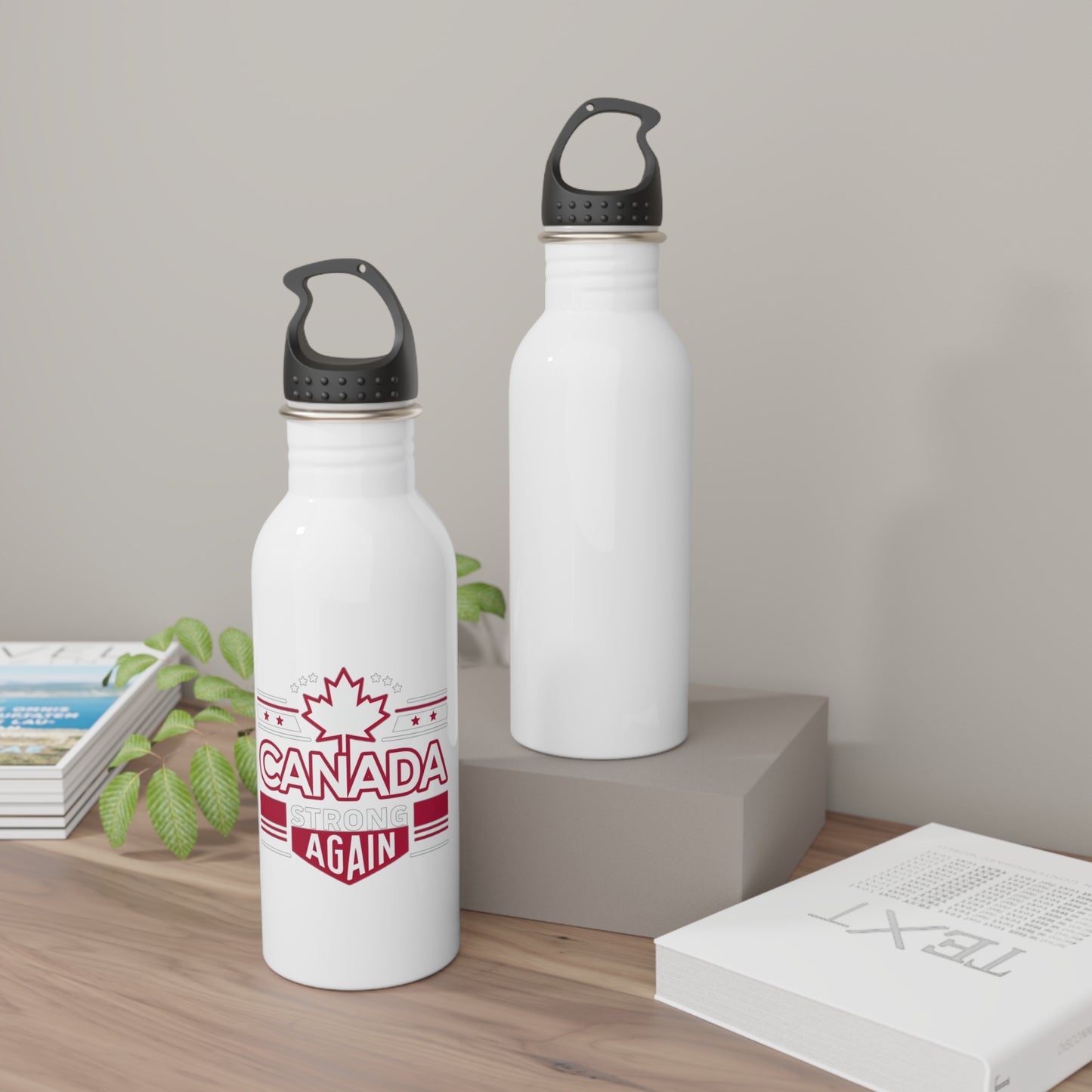 “Canada Strong Again” Stainless Steel Water Bottle – Eco-Friendly Travel Bottle for Outdoor Adventures