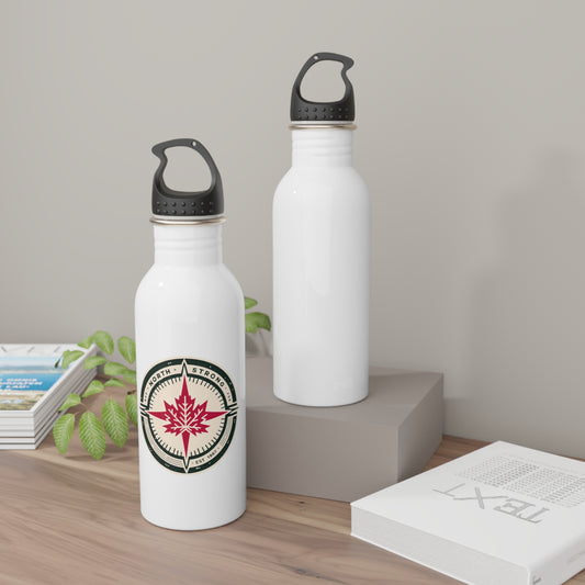 “North Strong” Stainless Steel Water Bottle – Eco-Friendly Travel Hydration