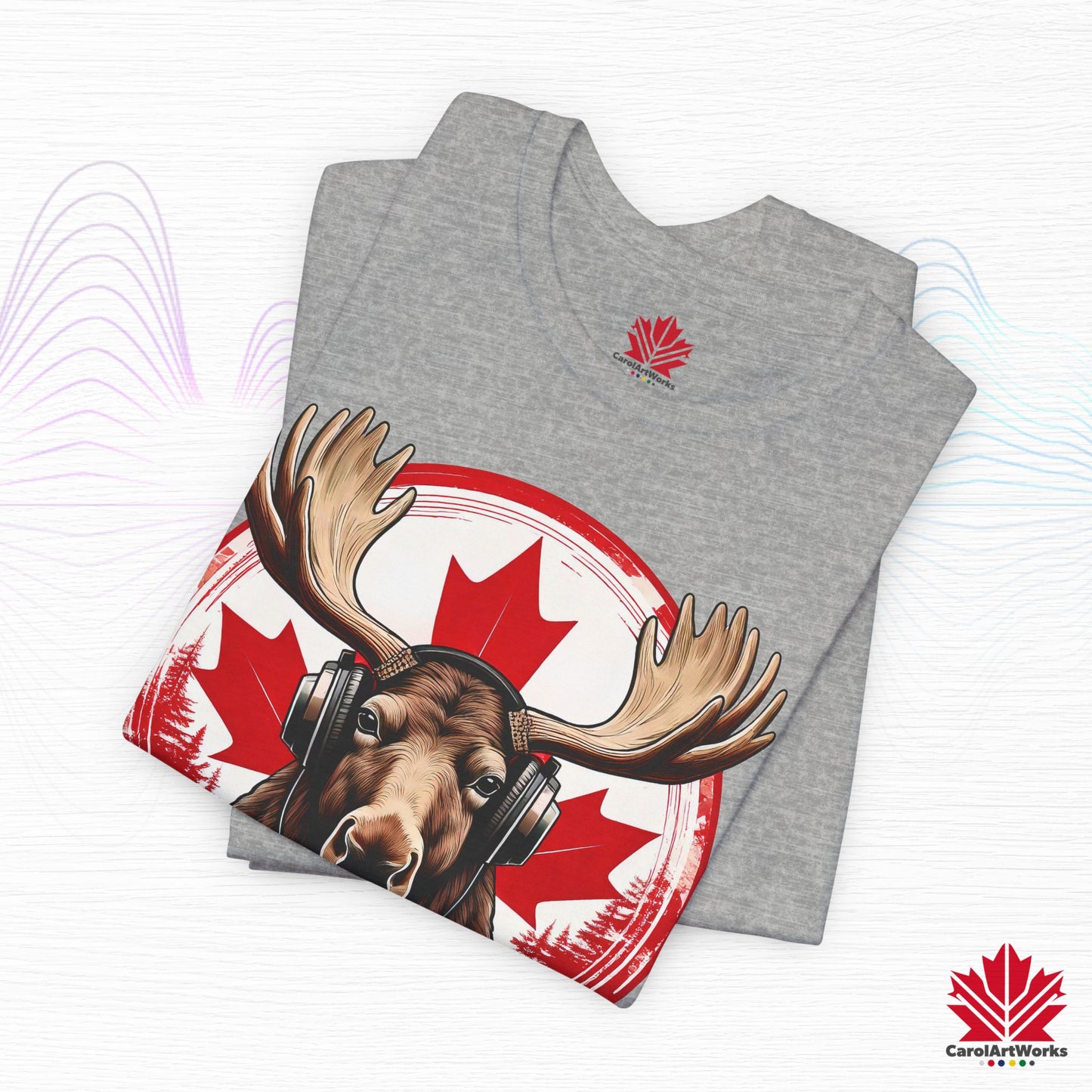 "Great North Sound" True North Sound Unisex Short Sleeve Tee - Maple Beats and Style
