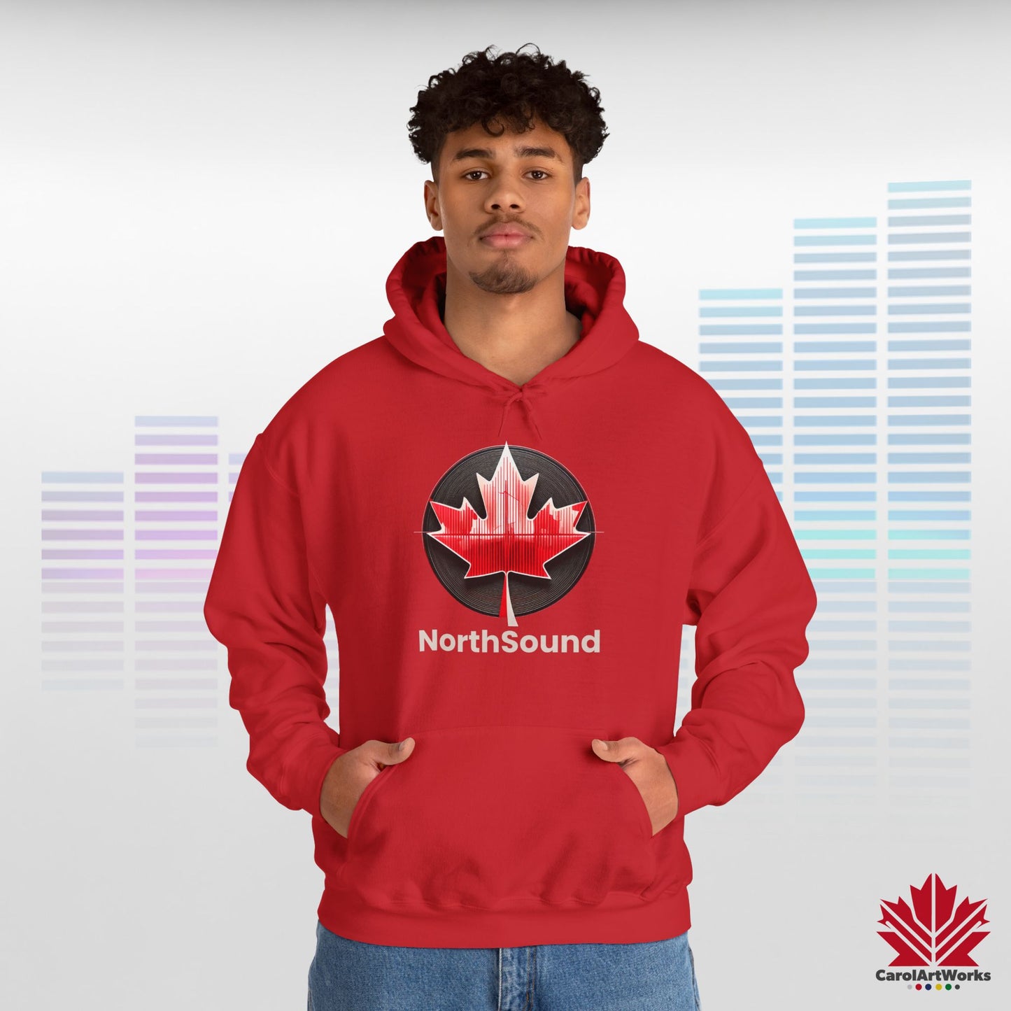 "NorthSound" Unisex Hoodie - The Beat of Canada in Cozy Comfort