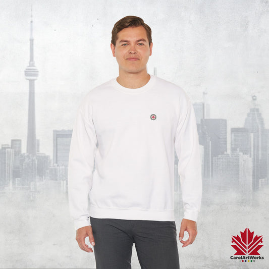 “North Strong” Compass Design Unisex Sweatshirt – Navigate Adventure with Canadian Pride