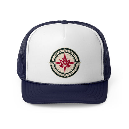 “North Strong” Trucker Cap – Adjustable Mesh Hat for Outdoor Adventures