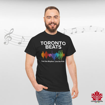 Toronto Beats Classic Cotton Tee – Where Pride Meets Pulse.