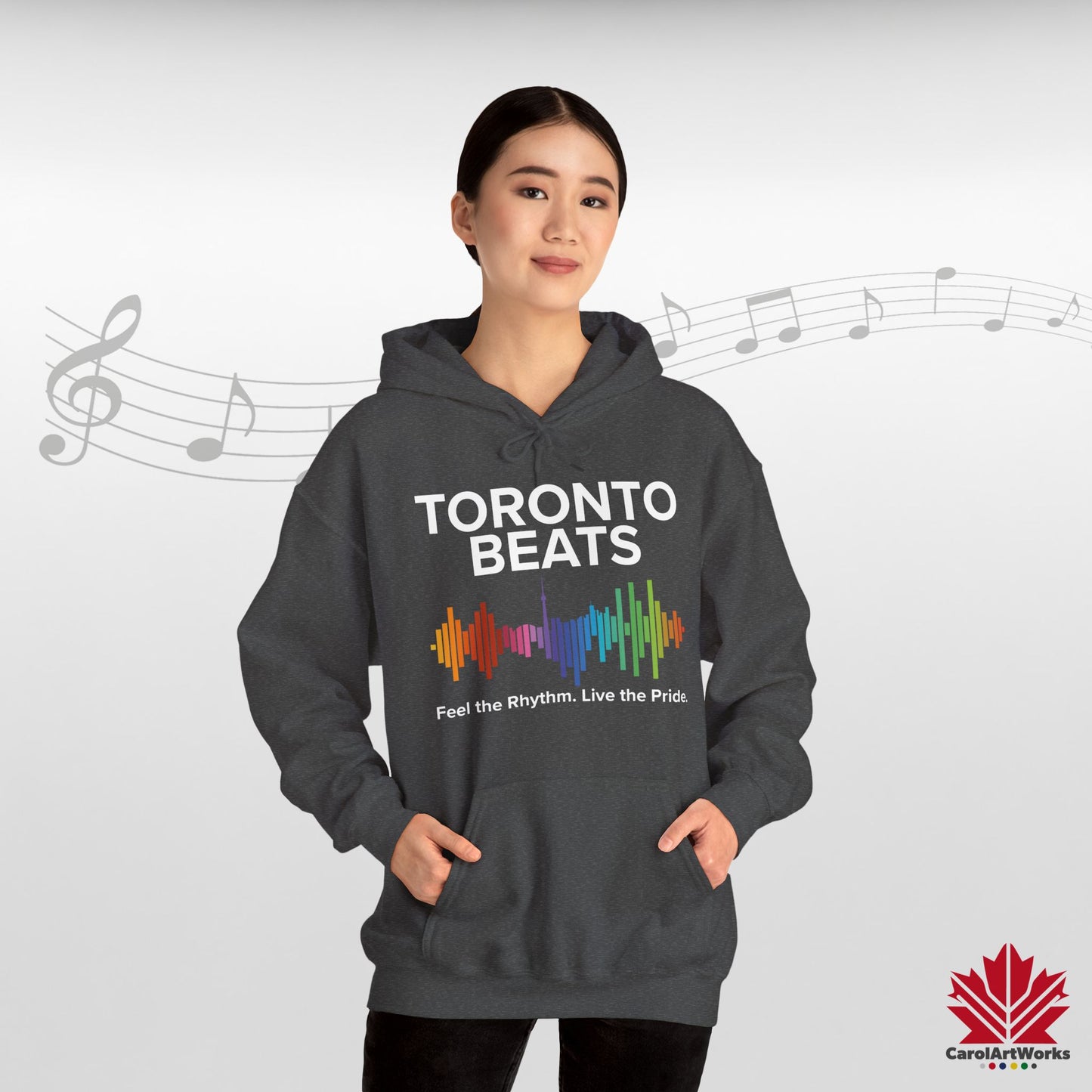 Sweat à capuche Toronto Beats – Bruyant dehors. Chaud dedans.