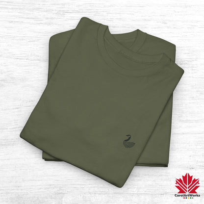 scandinavian minimalistic CANADA GOOSE Design Unisex Cotton Tee – Soft and Comfortable Everyday Wear