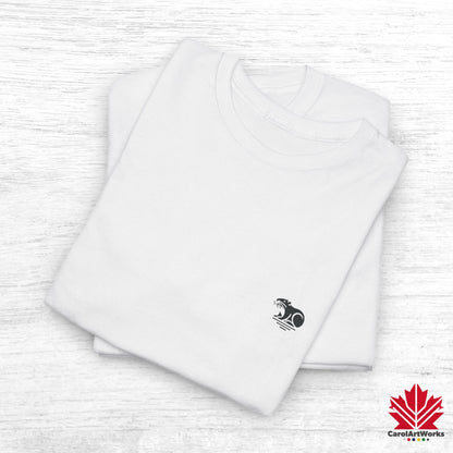 scandinavian minimalistic BEAVER Design Unisex Cotton Tee – Soft and Comfortable Everyday Wear