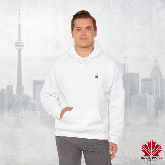 “Made in Canada” Unisex Hoodie – Minimalist, Playful and Proud