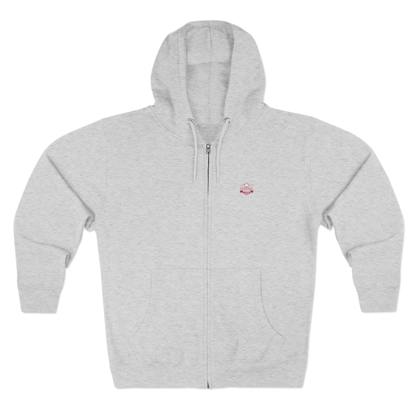“Canada Strong Again” Unisex Zip Hoodie – Wear Your Pride, Bold and Patriotic!