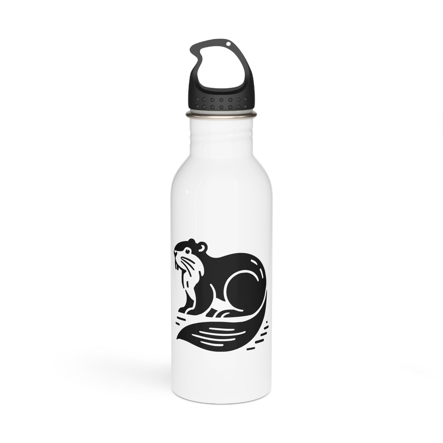 scandinavian minimalistic Design BEAVER Steel Water Bottle – Adventure & Nature Inspired Drinkware