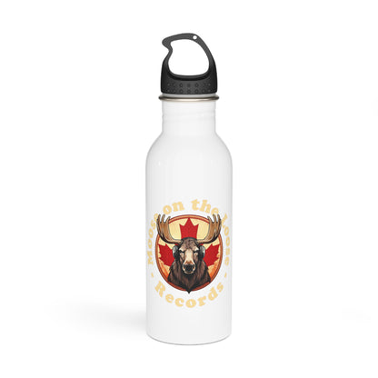 "Moose on the Loose Records" Stainless Steel Bottle - Take the Beat Wherever You Go