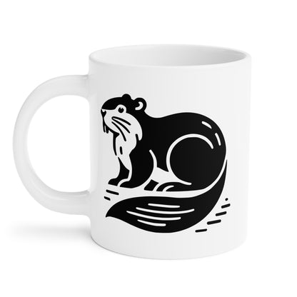 scandinavian minimalistic BEAVER - Ceramic Mugs (11oz\15oz\20oz)
