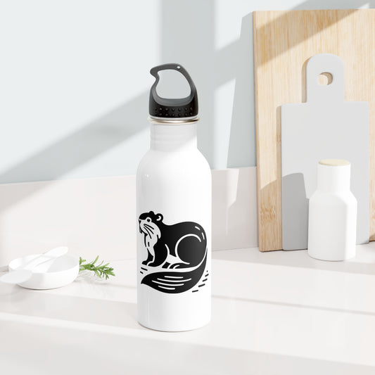 scandinavian minimalistic Design BEAVER Steel Water Bottle – Adventure & Nature Inspired Drinkware