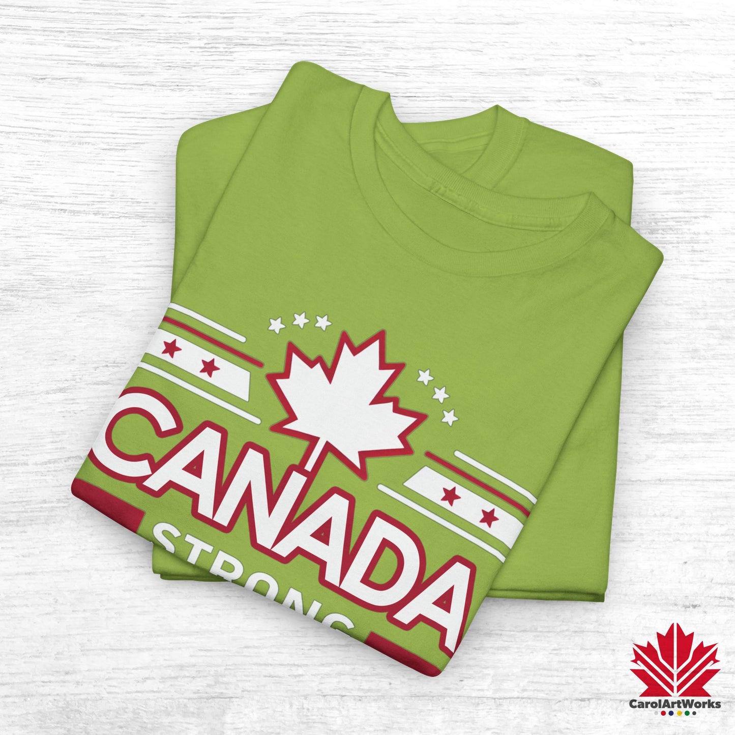 “Canada Strong Again” Unisex Cotton Tee – Comfortable Casual Wear