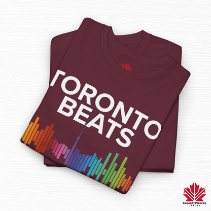 Toronto Beats Classic Cotton Tee – Where Pride Meets Pulse.