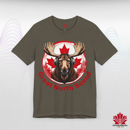 "Great North Sound" True North Sound Unisex Short Sleeve Tee - Maple Beats and Style