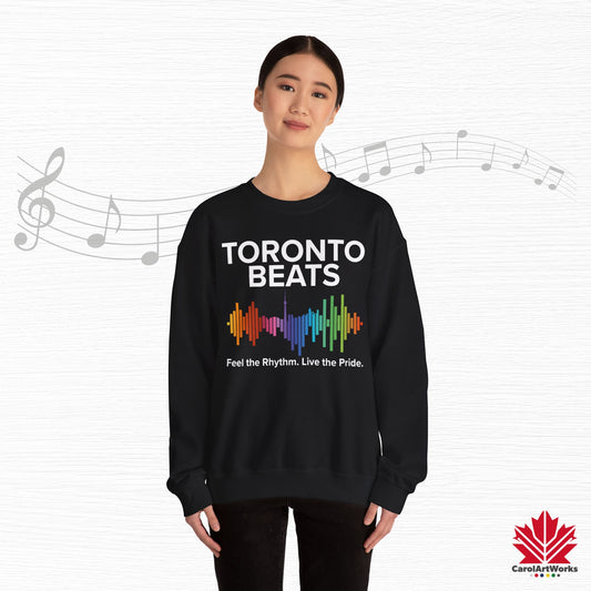 Sweat-shirt Toronto Beats Pride – Journées de détente. Âme chaleureuse.