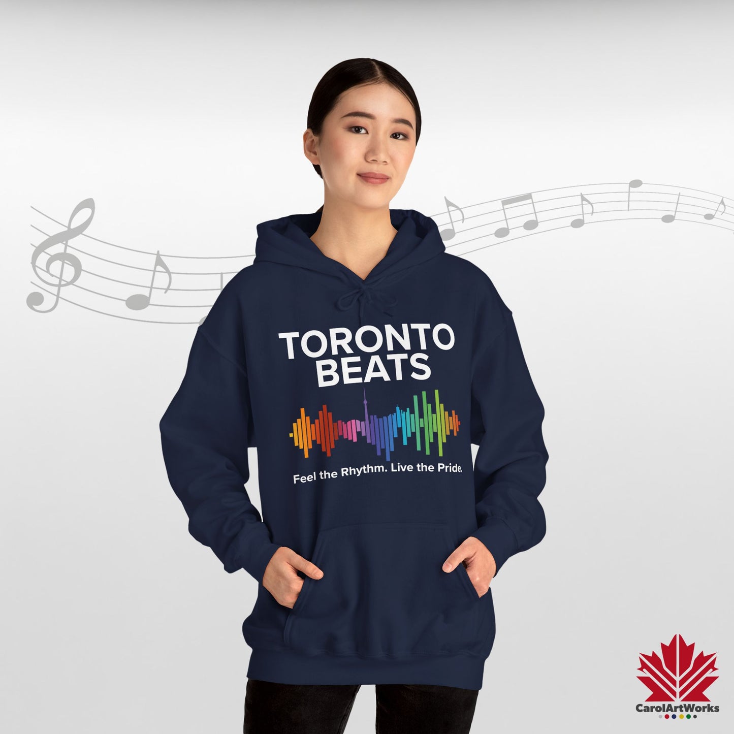 Sweat à capuche Toronto Beats – Bruyant dehors. Chaud dedans.