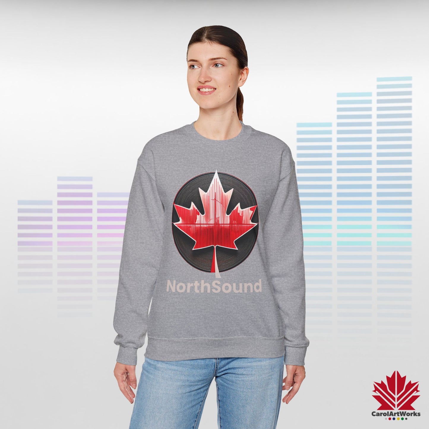 "NorthSound" Unisex Sweatshirt - Cozy Canadian Vibes