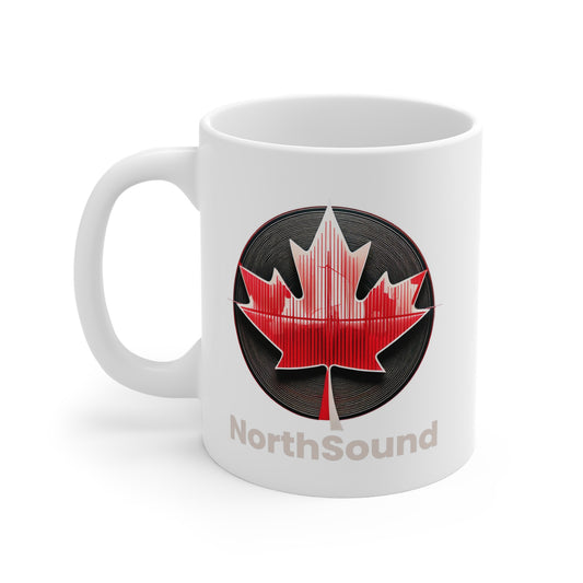 “NorthSound” White Ceramic Mug – Sip and Celebrate Canadian Sound (11oz, 15oz, 20oz)