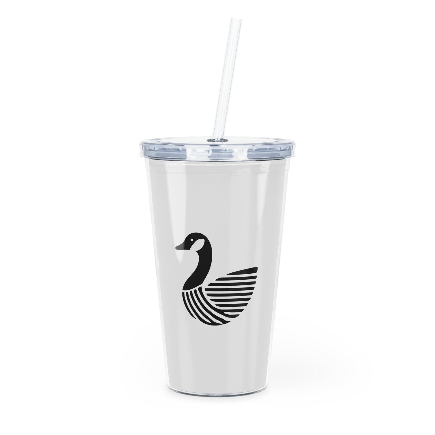 scandinavian minimalistic Design CANADA GOOSE Tumbler with Straw – Nature Inspired Graphic