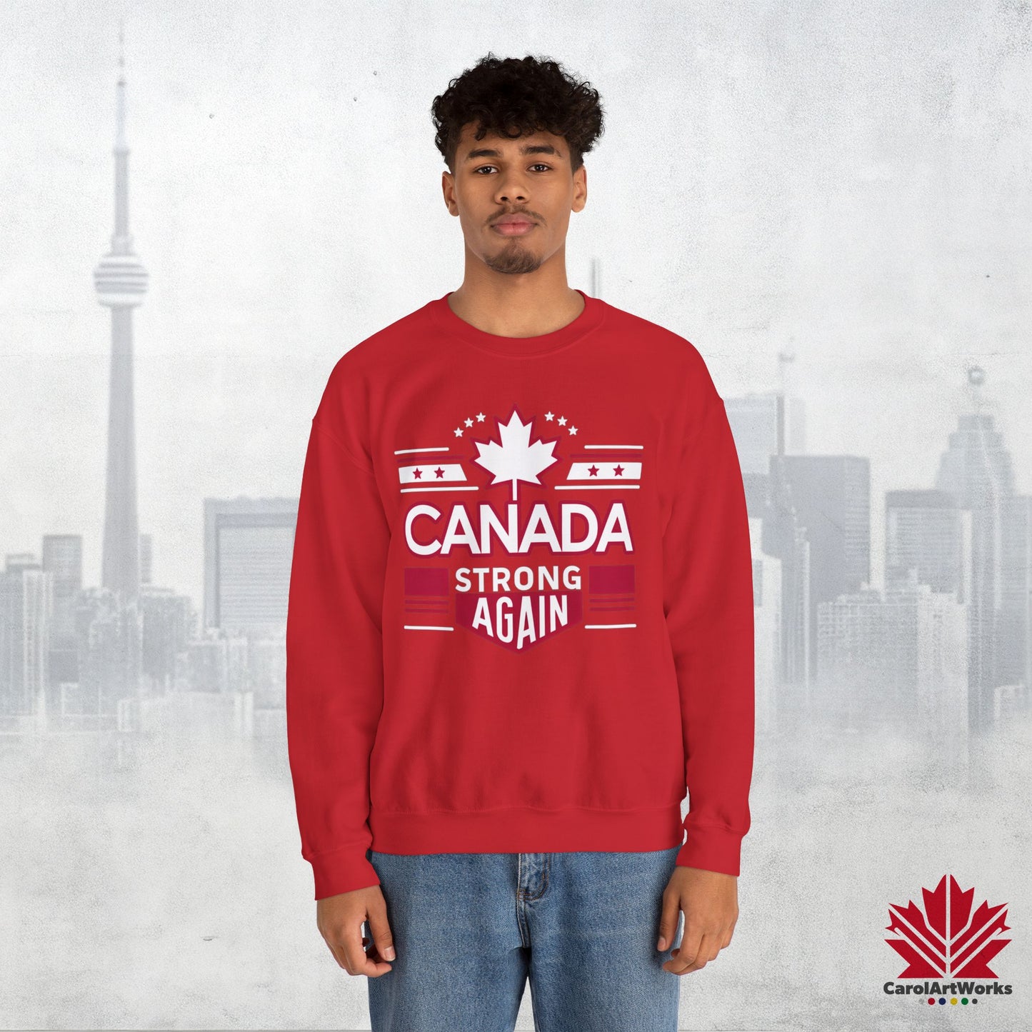 Sweat-shirt unisexe « Canada Strong Again » – Portez votre fierté, audacieuse et patriotique !